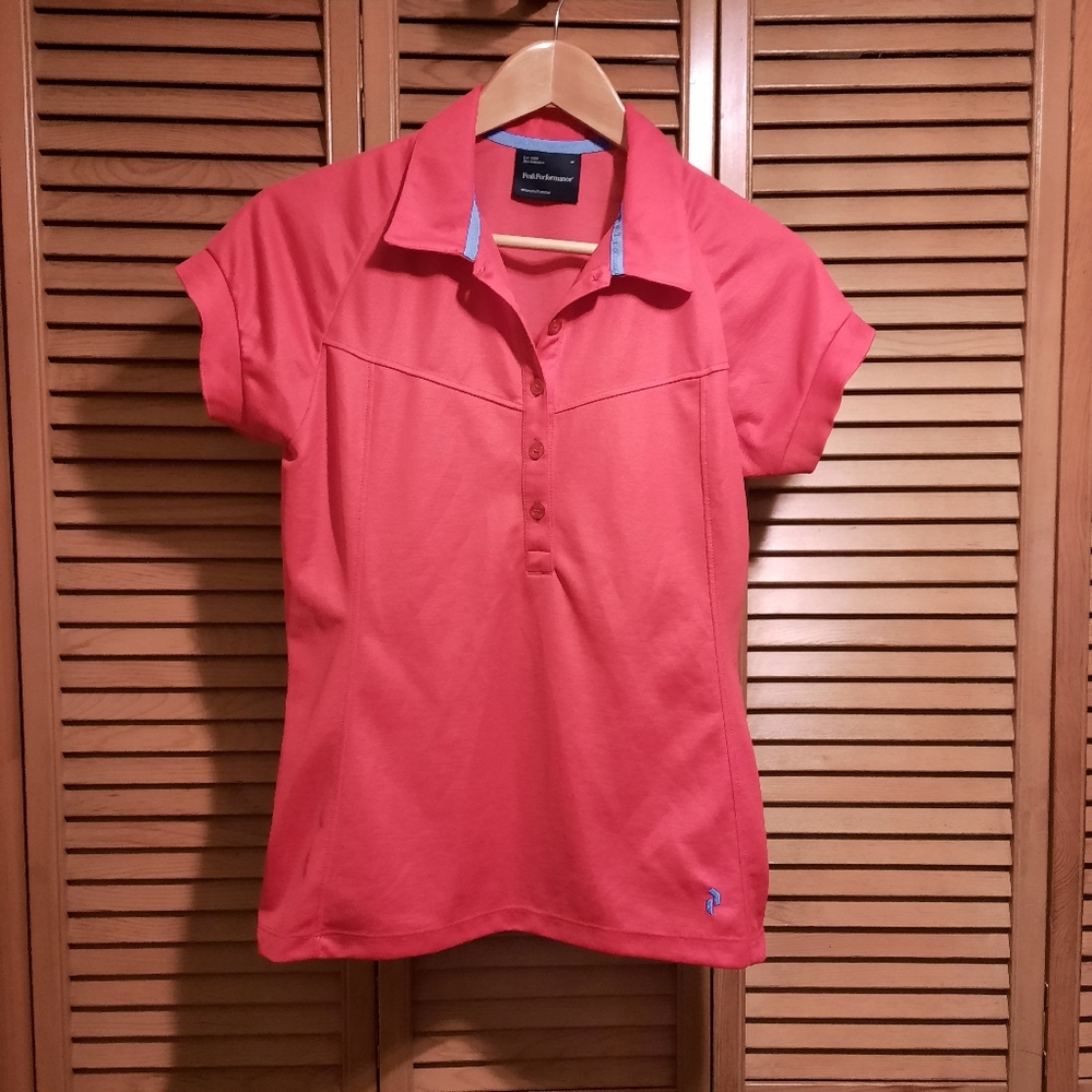 Red Peak Performance Red Polo